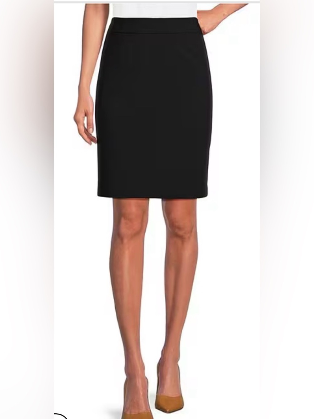 Calvin Klein Classic Black Pencil Skirt